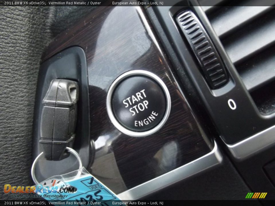 2011 BMW X6 xDrive35i Vermillion Red Metallic / Oyster Photo #32