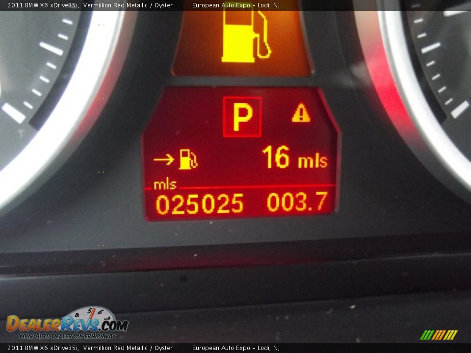 2011 BMW X6 xDrive35i Vermillion Red Metallic / Oyster Photo #34