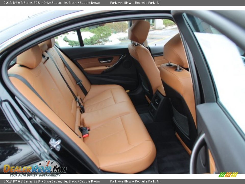 Rear Seat of 2013 BMW 3 Series 328i xDrive Sedan Photo #23
