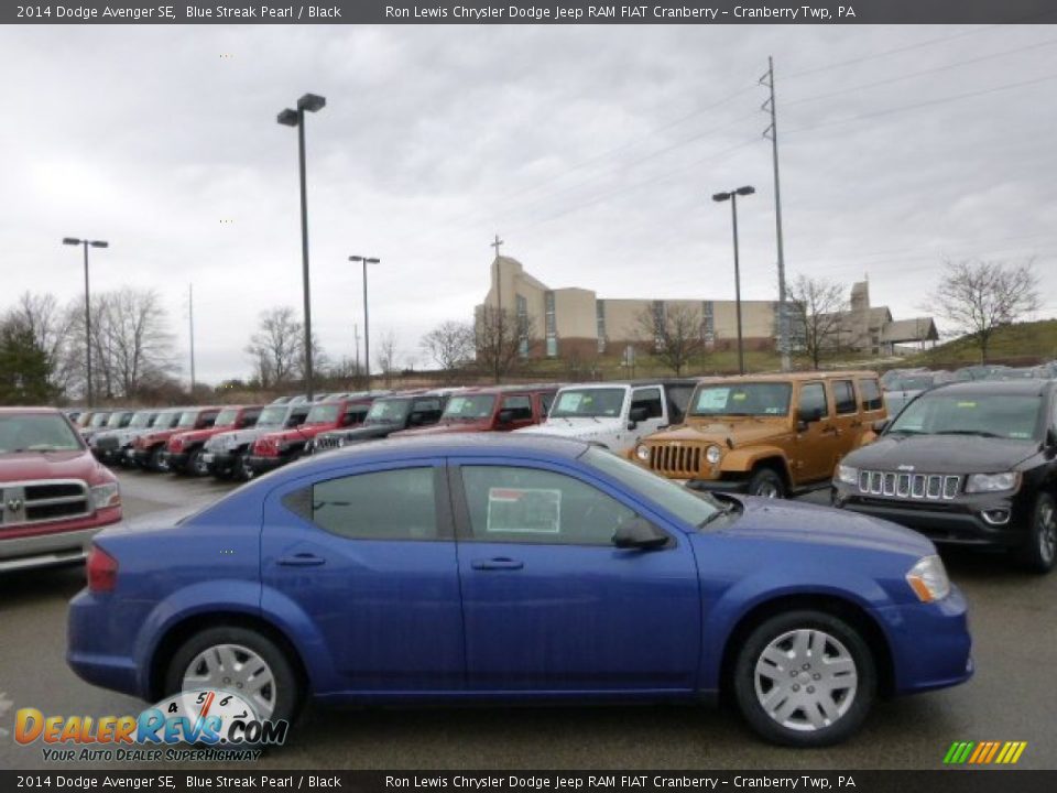2014 Dodge Avenger SE Blue Streak Pearl / Black Photo #5