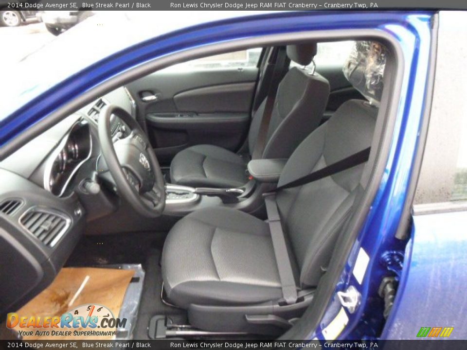 2014 Dodge Avenger SE Blue Streak Pearl / Black Photo #10