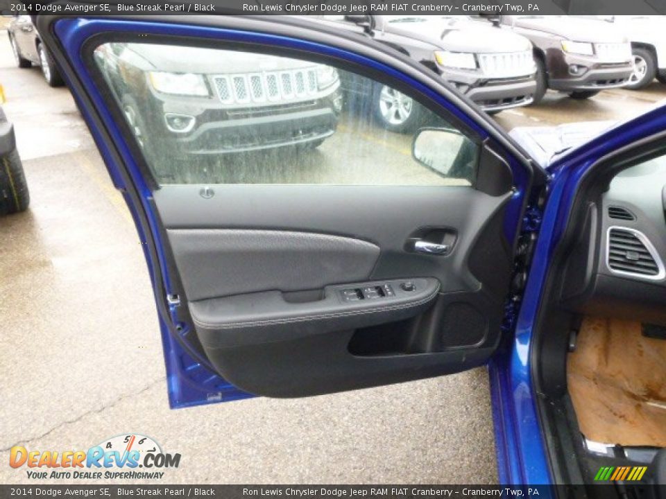 2014 Dodge Avenger SE Blue Streak Pearl / Black Photo #11