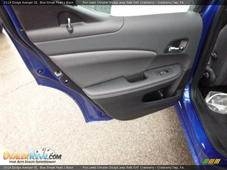 2014 Dodge Avenger SE Blue Streak Pearl / Black Photo #13