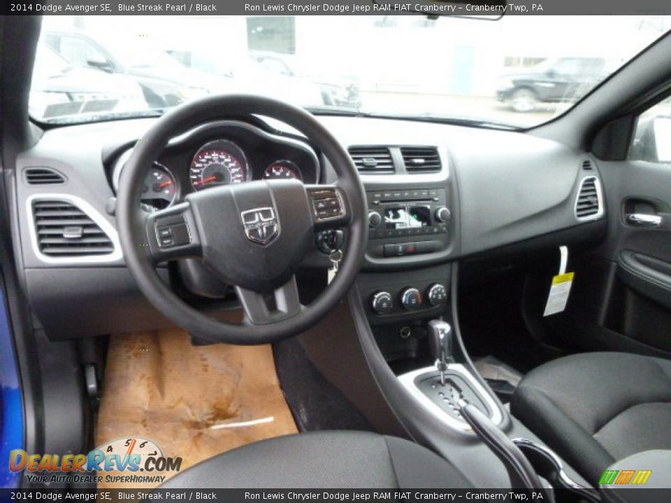 2014 Dodge Avenger SE Blue Streak Pearl / Black Photo #14