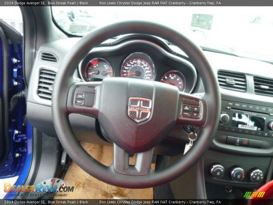 2014 Dodge Avenger SE Blue Streak Pearl / Black Photo #19