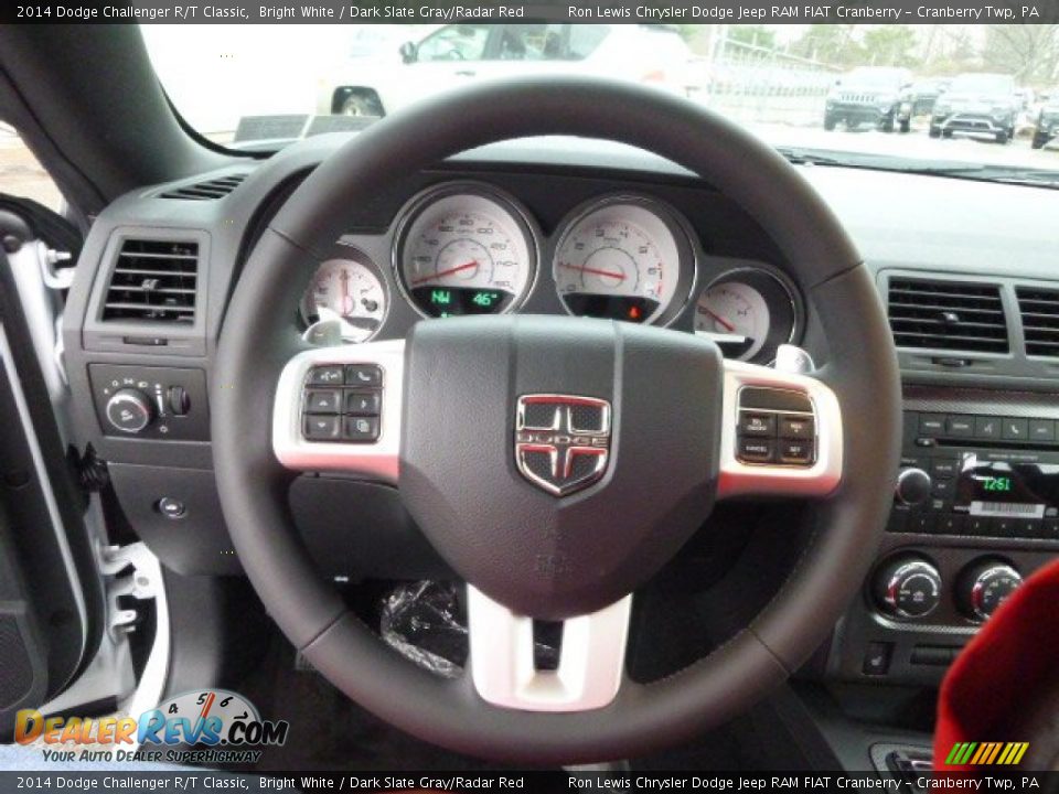 2014 Dodge Challenger R/T Classic Steering Wheel Photo #19