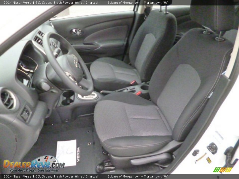 2014 Nissan Versa 1.6 SL Sedan Fresh Powder White / Charcoal Photo #15