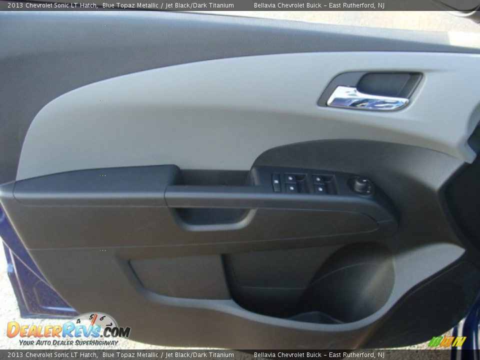 2013 Chevrolet Sonic LT Hatch Blue Topaz Metallic / Jet Black/Dark Titanium Photo #6