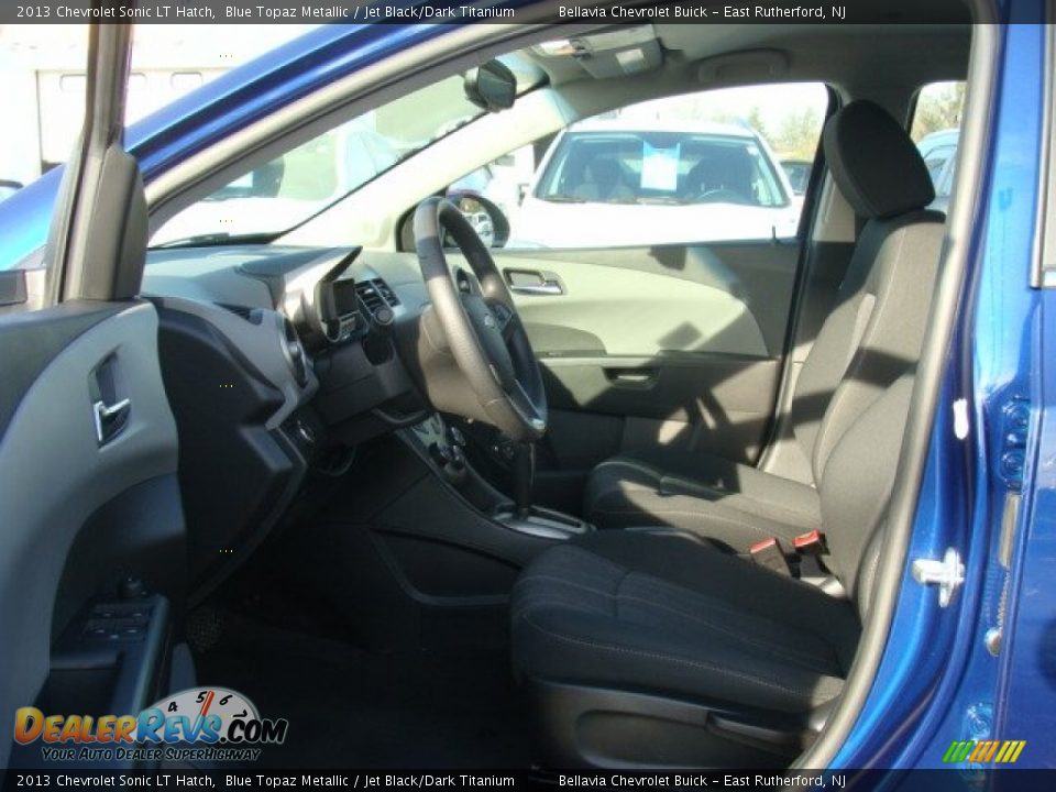 2013 Chevrolet Sonic LT Hatch Blue Topaz Metallic / Jet Black/Dark Titanium Photo #7