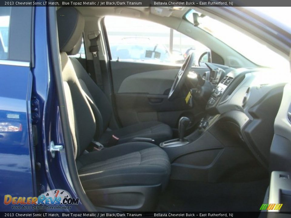 2013 Chevrolet Sonic LT Hatch Blue Topaz Metallic / Jet Black/Dark Titanium Photo #8