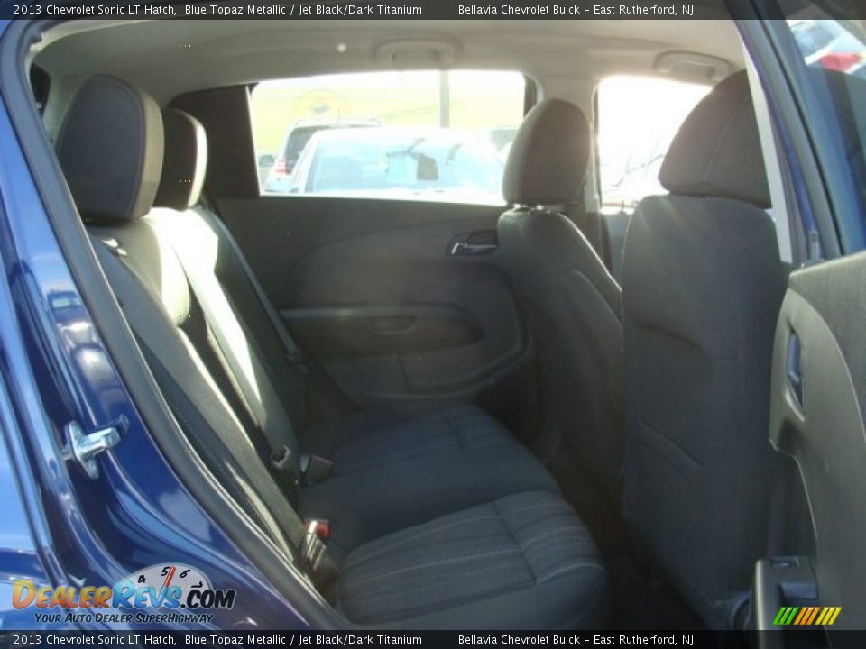 2013 Chevrolet Sonic LT Hatch Blue Topaz Metallic / Jet Black/Dark Titanium Photo #12