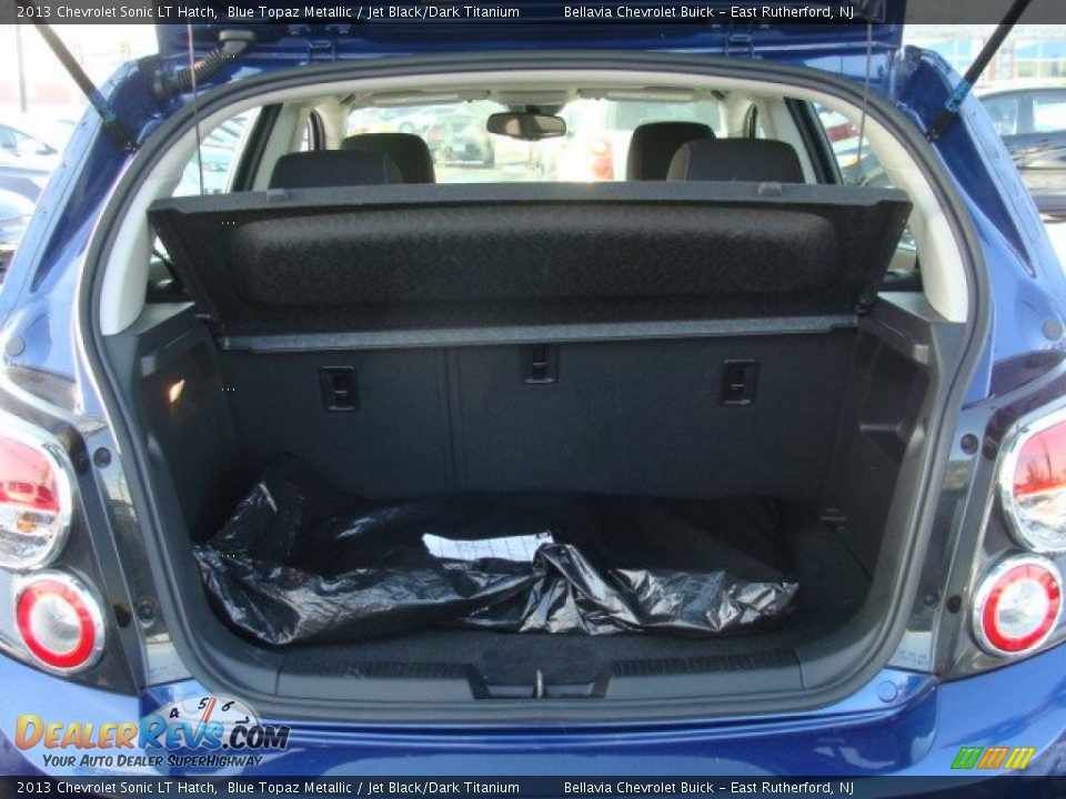 2013 Chevrolet Sonic LT Hatch Blue Topaz Metallic / Jet Black/Dark Titanium Photo #13