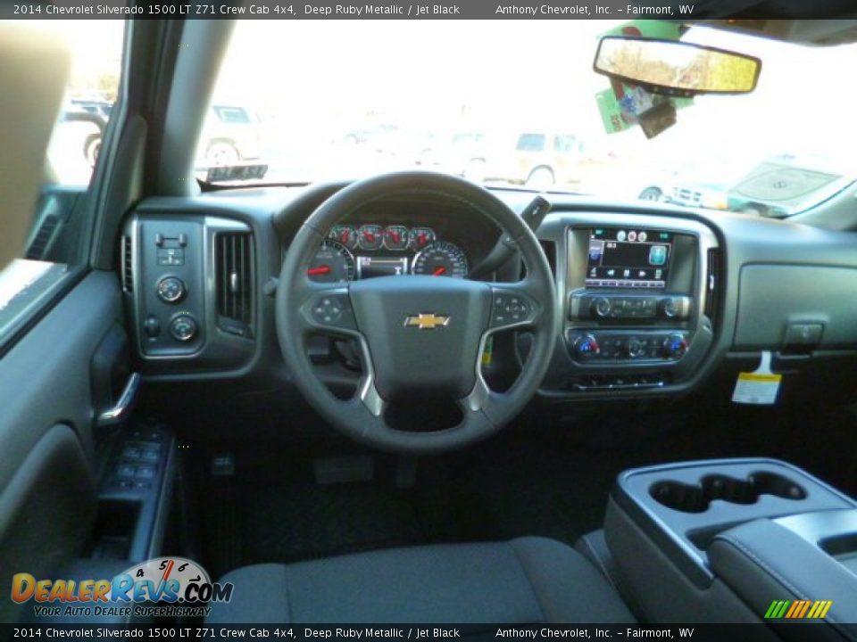 2014 Chevrolet Silverado 1500 LT Z71 Crew Cab 4x4 Deep Ruby Metallic / Jet Black Photo #14