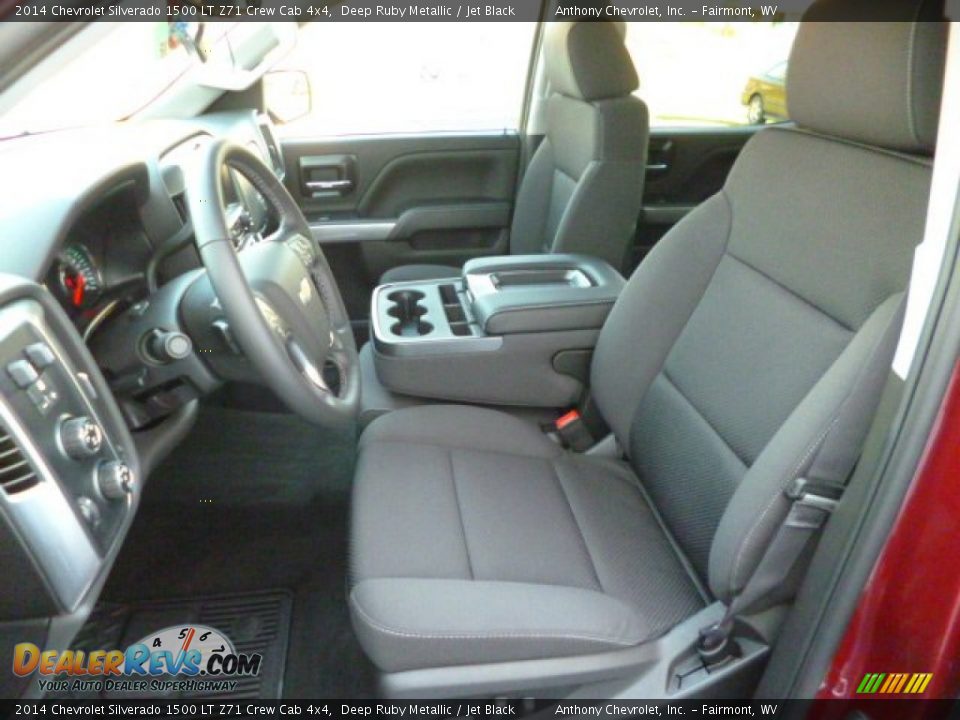 2014 Chevrolet Silverado 1500 LT Z71 Crew Cab 4x4 Deep Ruby Metallic / Jet Black Photo #15