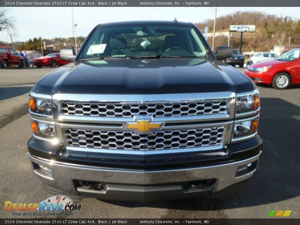 2014 Chevrolet Silverado 1500 LT Crew Cab 4x4 Black / Jet Black Photo #2