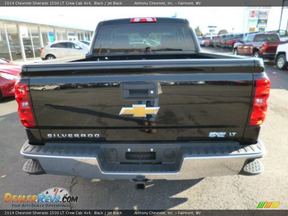 2014 Chevrolet Silverado 1500 LT Crew Cab 4x4 Black / Jet Black Photo #5