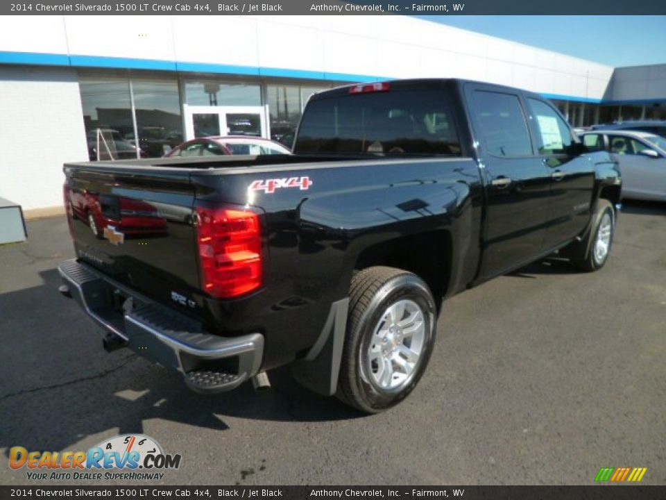 2014 Chevrolet Silverado 1500 LT Crew Cab 4x4 Black / Jet Black Photo #6
