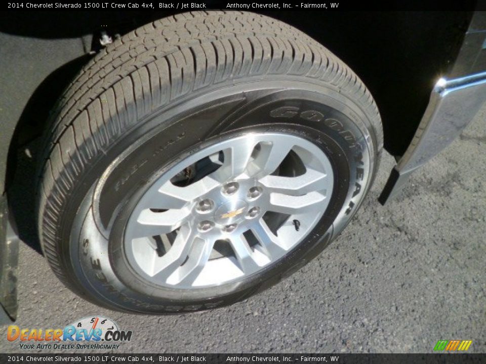2014 Chevrolet Silverado 1500 LT Crew Cab 4x4 Black / Jet Black Photo #8