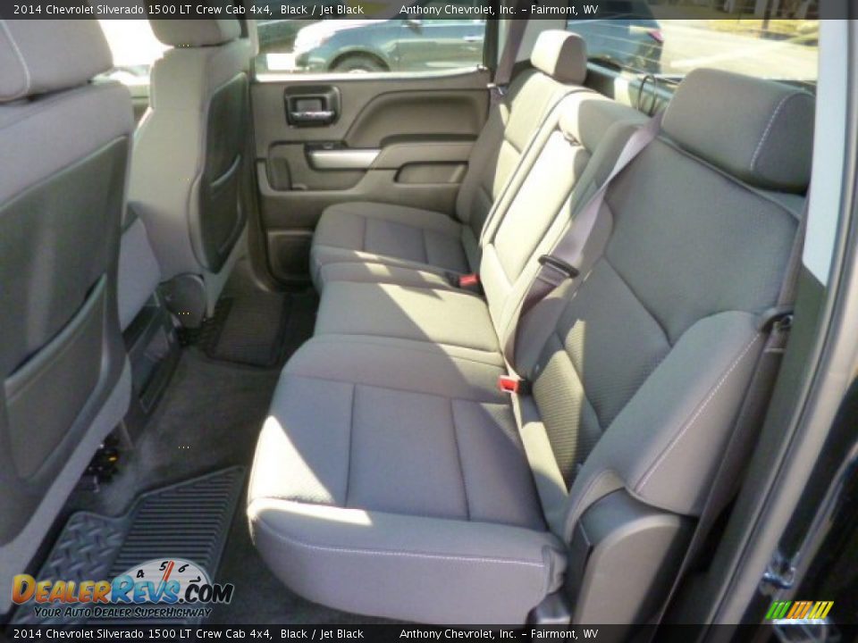 2014 Chevrolet Silverado 1500 LT Crew Cab 4x4 Black / Jet Black Photo #13