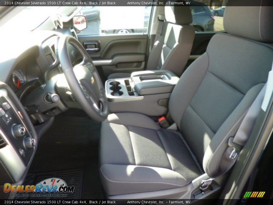2014 Chevrolet Silverado 1500 LT Crew Cab 4x4 Black / Jet Black Photo #15