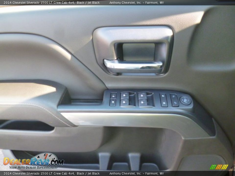 2014 Chevrolet Silverado 1500 LT Crew Cab 4x4 Black / Jet Black Photo #17