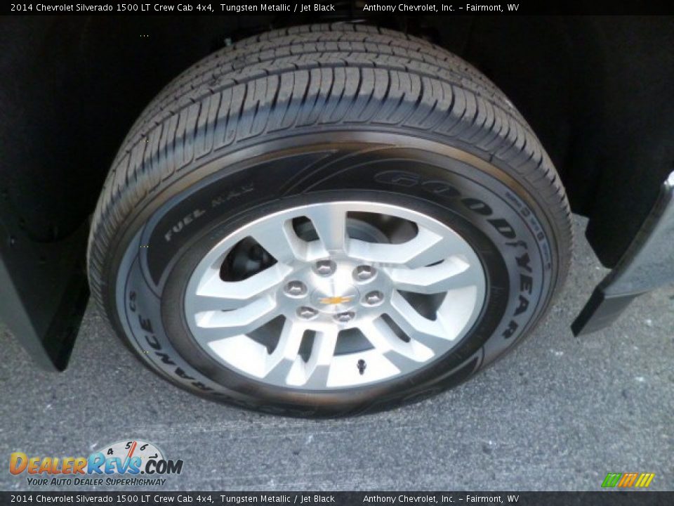 2014 Chevrolet Silverado 1500 LT Crew Cab 4x4 Tungsten Metallic / Jet Black Photo #8