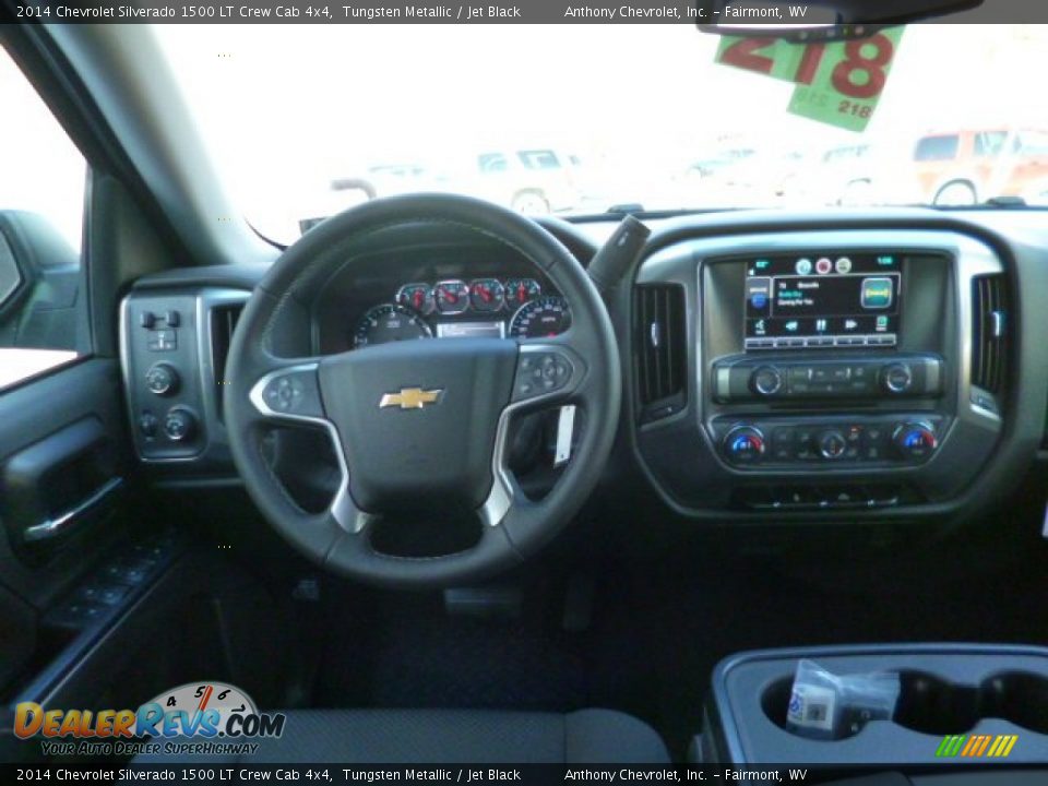 2014 Chevrolet Silverado 1500 LT Crew Cab 4x4 Tungsten Metallic / Jet Black Photo #14