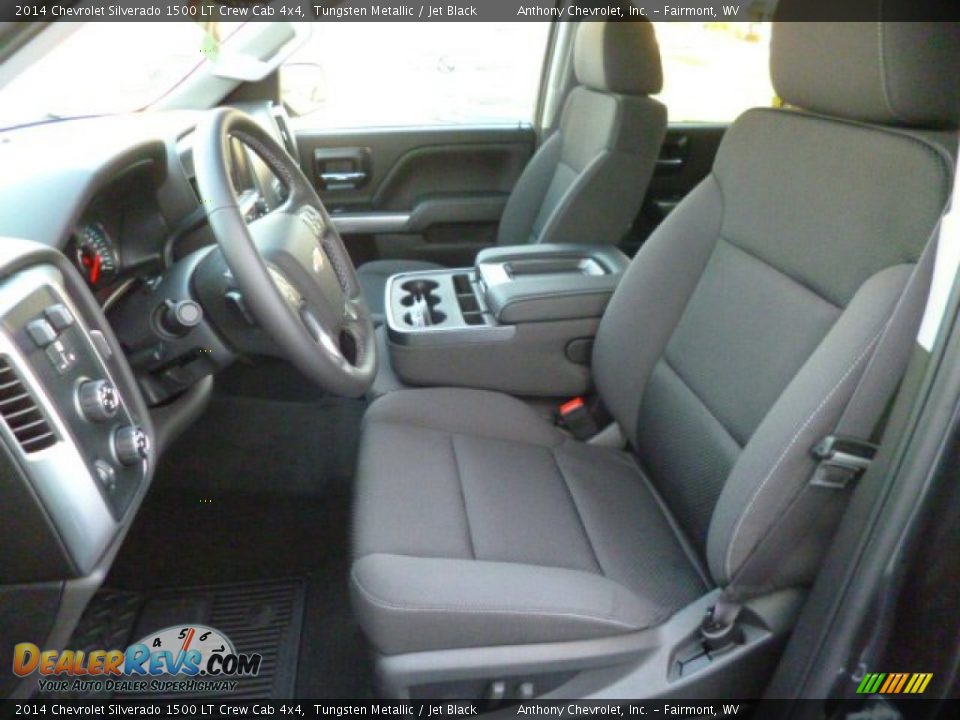 2014 Chevrolet Silverado 1500 LT Crew Cab 4x4 Tungsten Metallic / Jet Black Photo #15