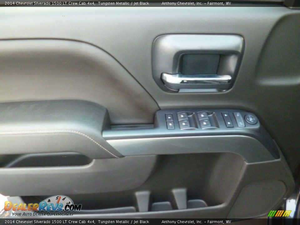 2014 Chevrolet Silverado 1500 LT Crew Cab 4x4 Tungsten Metallic / Jet Black Photo #17