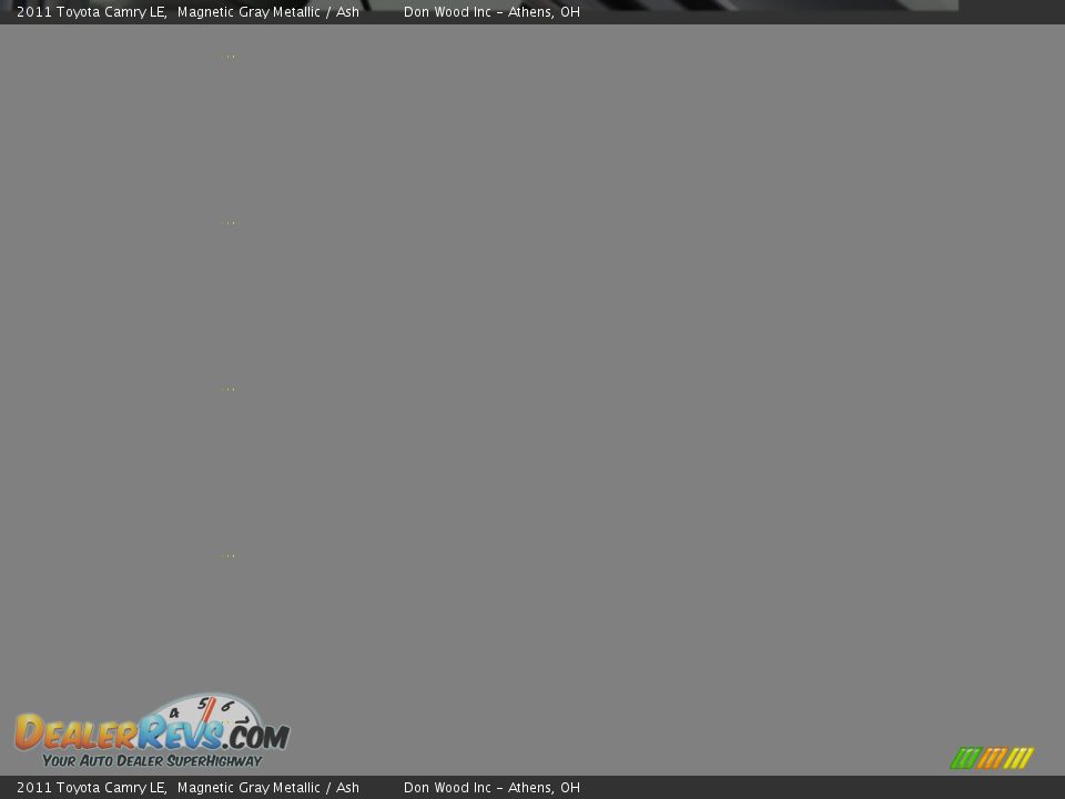 2011 Toyota Camry LE Magnetic Gray Metallic / Ash Photo #10