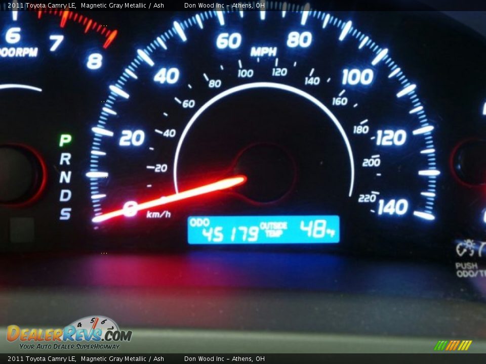 2011 Toyota Camry LE Magnetic Gray Metallic / Ash Photo #23