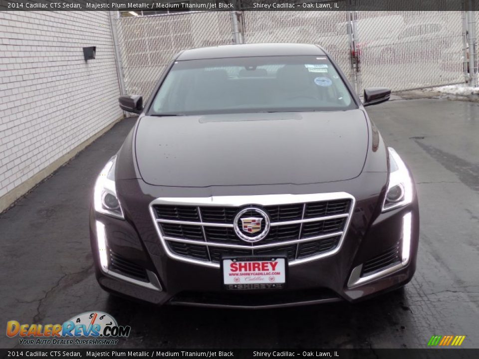 2014 Cadillac CTS Sedan Majestic Plum Metallic / Medium Titanium/Jet Black Photo #2