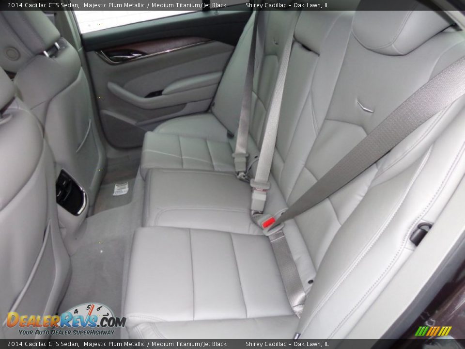 2014 Cadillac CTS Sedan Majestic Plum Metallic / Medium Titanium/Jet Black Photo #10