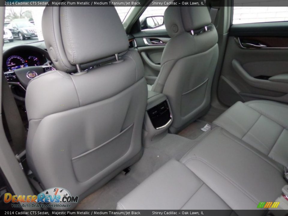 2014 Cadillac CTS Sedan Majestic Plum Metallic / Medium Titanium/Jet Black Photo #11