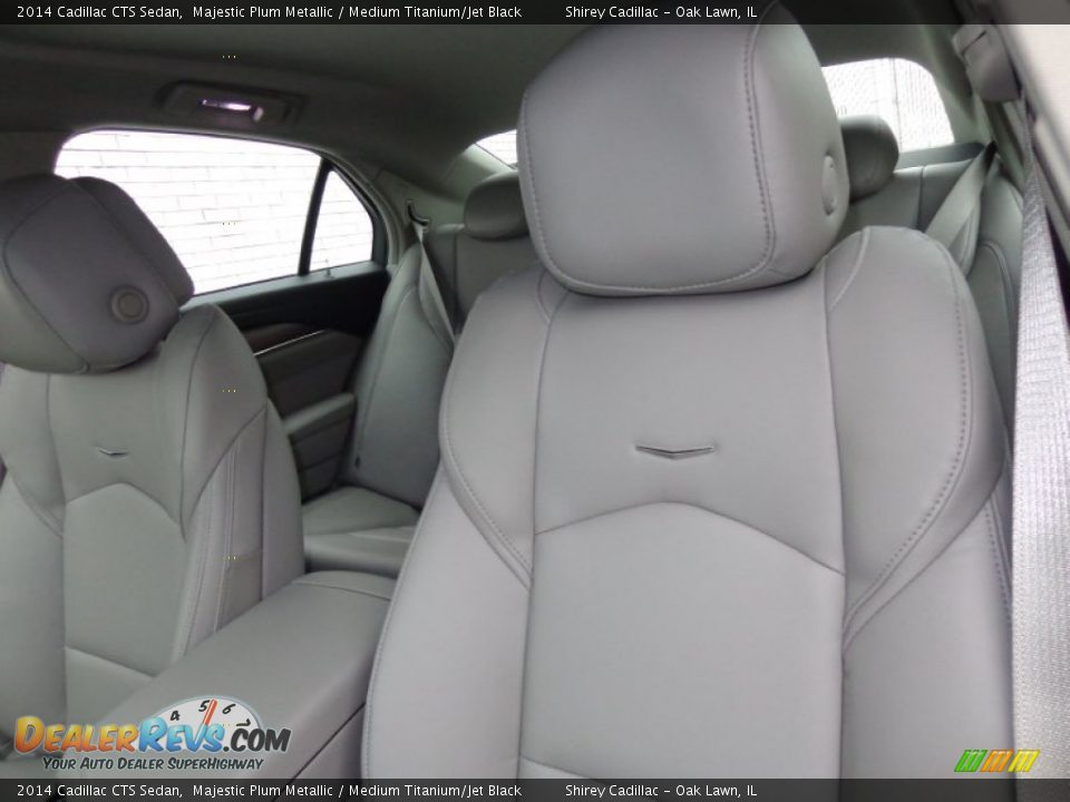 2014 Cadillac CTS Sedan Majestic Plum Metallic / Medium Titanium/Jet Black Photo #14