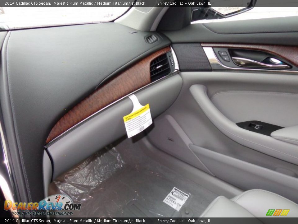 2014 Cadillac CTS Sedan Majestic Plum Metallic / Medium Titanium/Jet Black Photo #21
