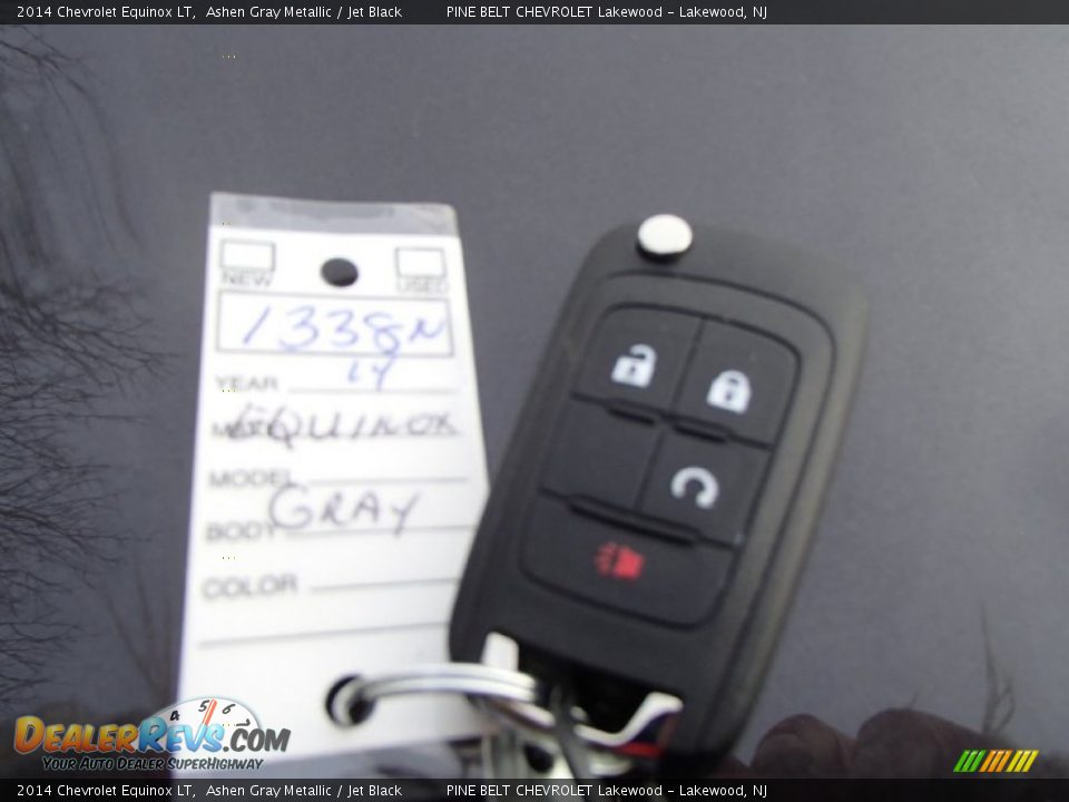 2014 Chevrolet Equinox LT Ashen Gray Metallic / Jet Black Photo #12