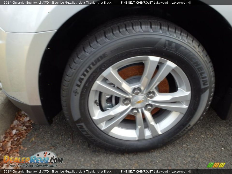 2014 Chevrolet Equinox LS AWD Silver Ice Metallic / Light Titanium/Jet Black Photo #3