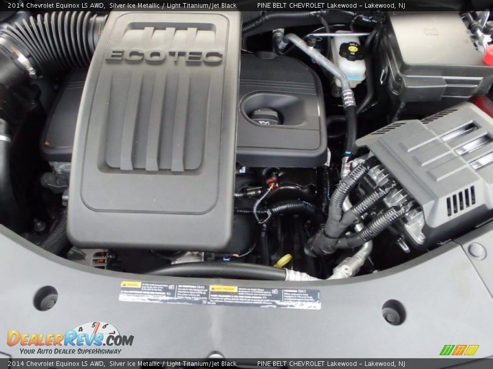 2014 Chevrolet Equinox LS AWD Silver Ice Metallic / Light Titanium/Jet Black Photo #10