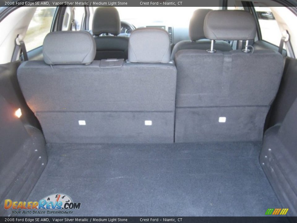 2008 Ford Edge SE AWD Vapor Silver Metallic / Medium Light Stone Photo #10