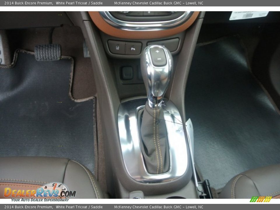 2014 Buick Encore Premium White Pearl Tricoat / Saddle Photo #11