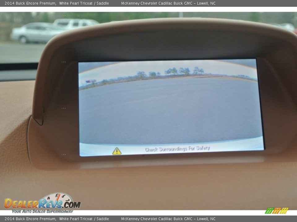 2014 Buick Encore Premium White Pearl Tricoat / Saddle Photo #13