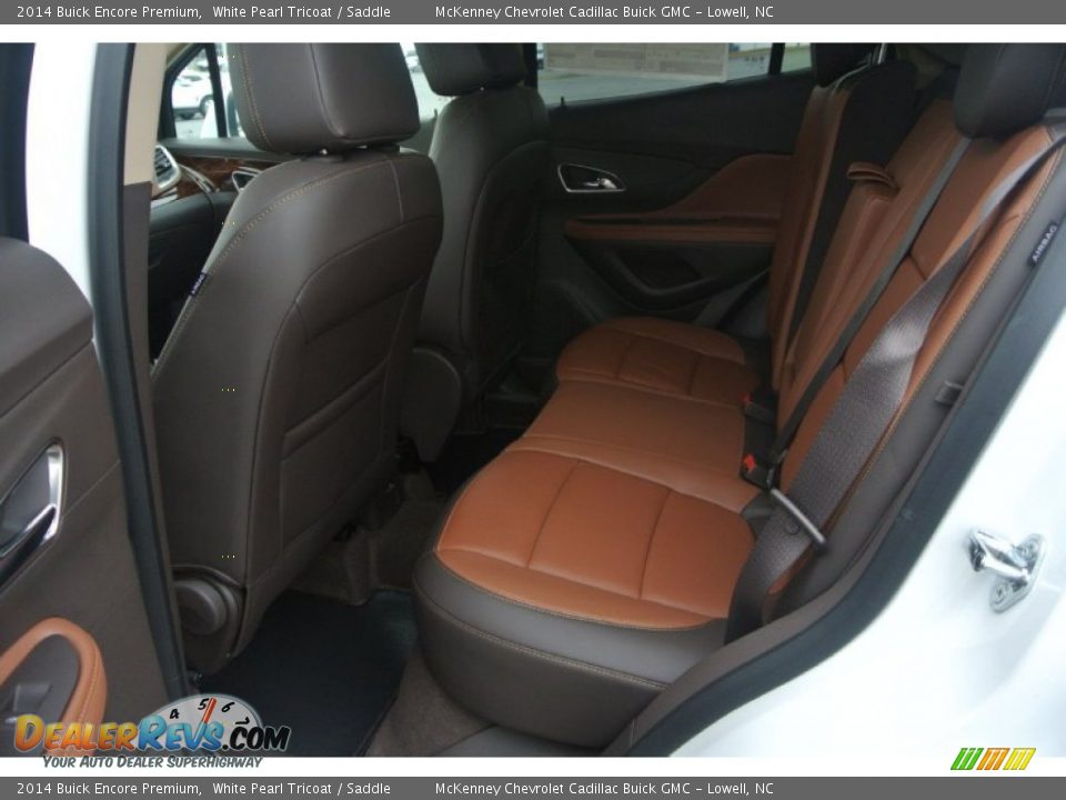 2014 Buick Encore Premium White Pearl Tricoat / Saddle Photo #16