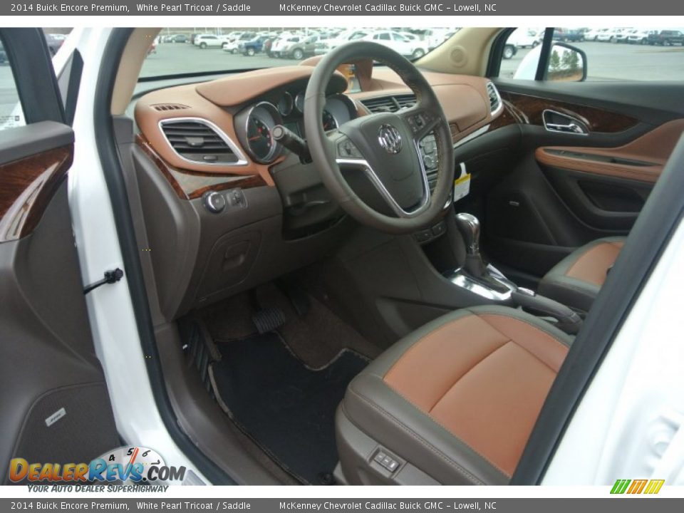 Saddle Interior - 2014 Buick Encore Premium Photo #22