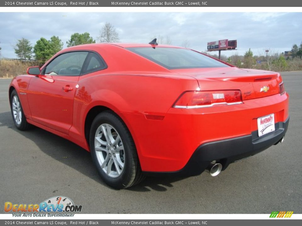 2014 Chevrolet Camaro LS Coupe Red Hot / Black Photo #4