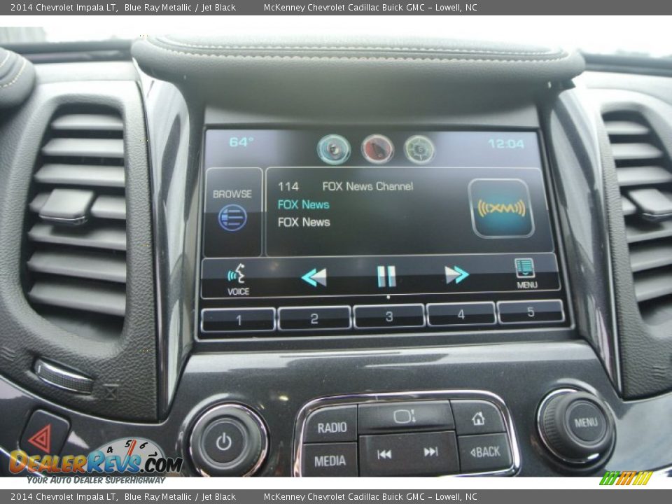 2014 Chevrolet Impala LT Blue Ray Metallic / Jet Black Photo #12