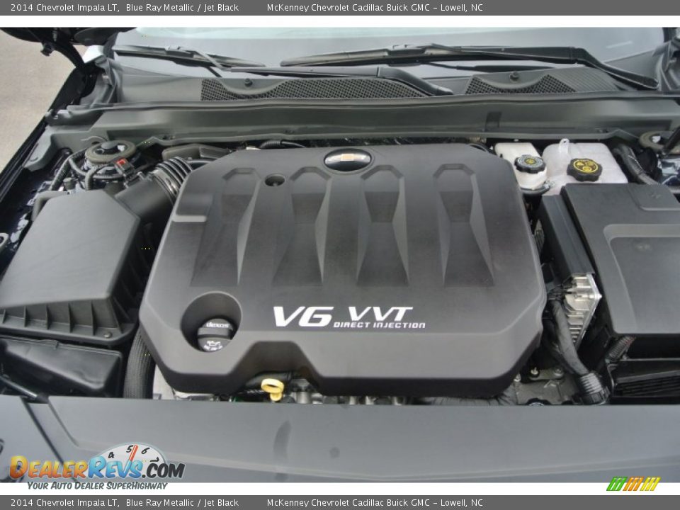 2014 Chevrolet Impala LT Blue Ray Metallic / Jet Black Photo #22