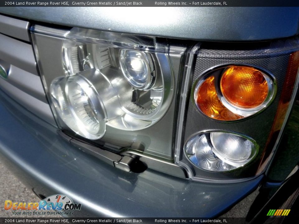 2004 Land Rover Range Rover HSE Giverny Green Metallic / Sand/Jet Black Photo #29