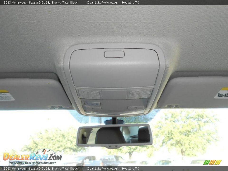 2013 Volkswagen Passat 2.5L SE Black / Titan Black Photo #19