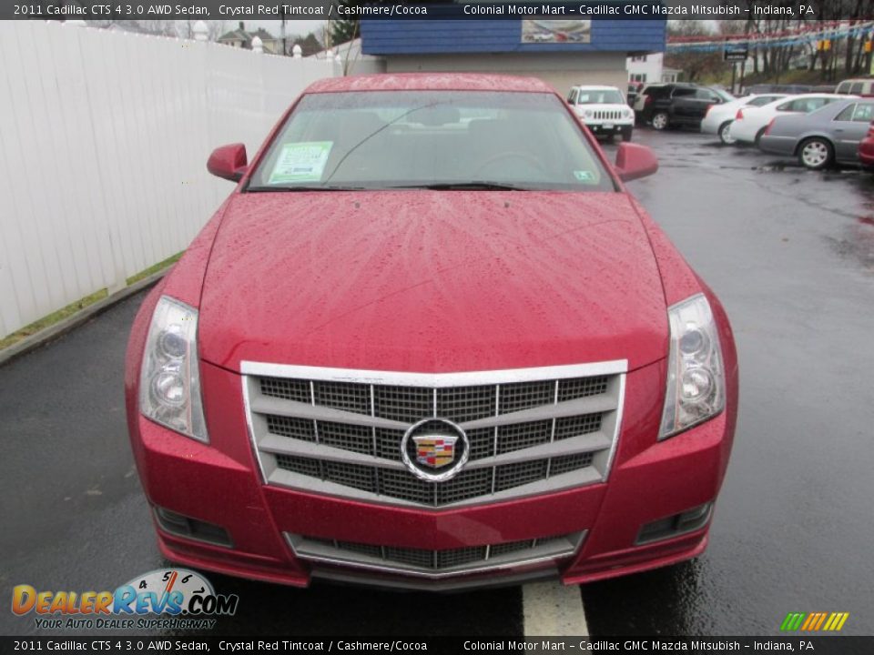 2011 Cadillac CTS 4 3.0 AWD Sedan Crystal Red Tintcoat / Cashmere/Cocoa Photo #8